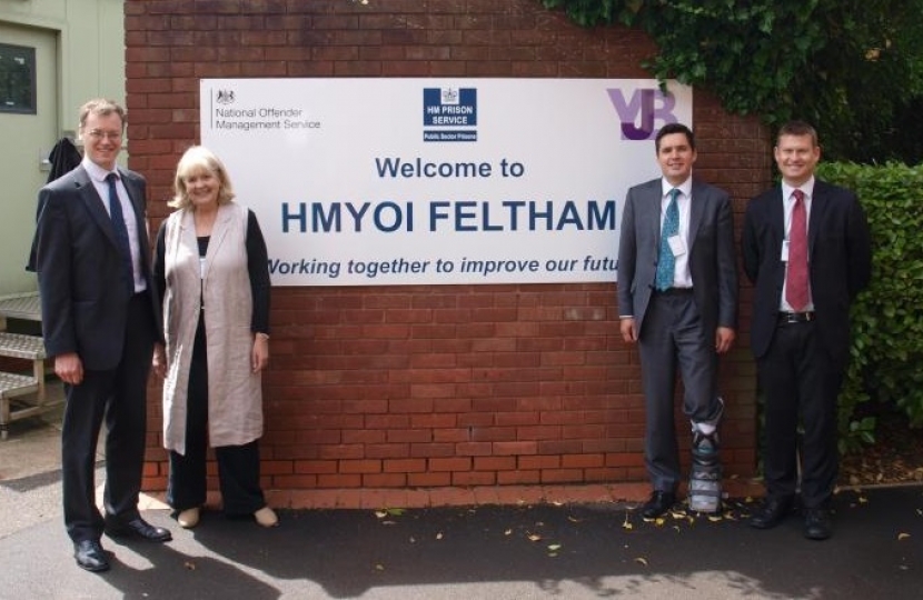 Michael visiting Feltham YOI