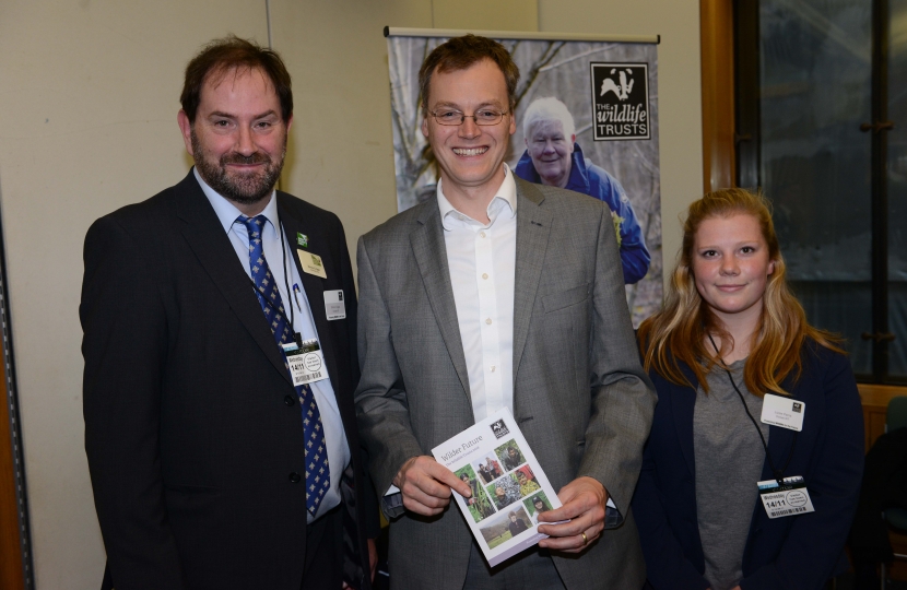 Michael at Wildlife trust reception