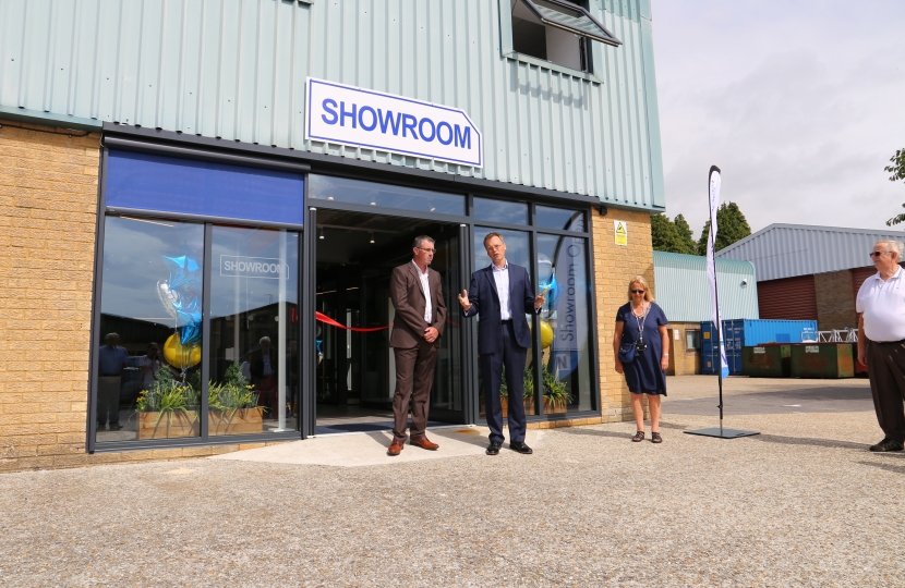 Michael opening showroom