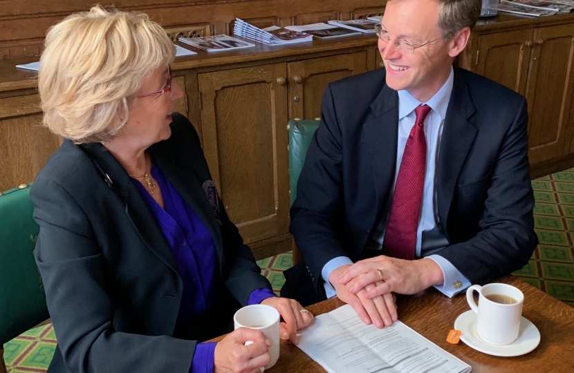 Michael meeting Andrea Leadsom