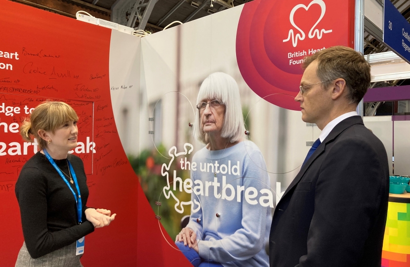 Michael at BHF stand