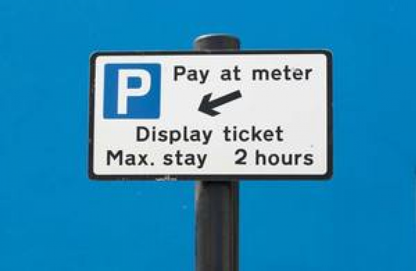 Parking sign