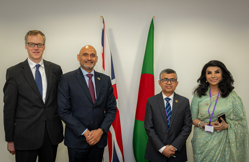 Michael with representatives from Bangladesh