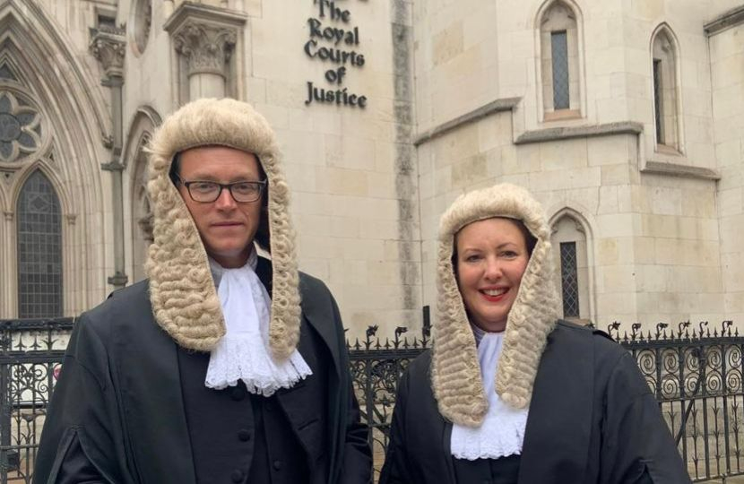 Michael with Attorney General in full wig and gown