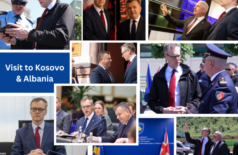 Montage of photos in albania and kosovo