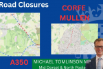 Road closure map