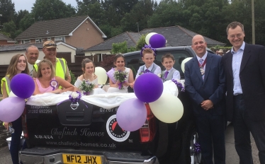 Michael at Corfe Mullen carnival