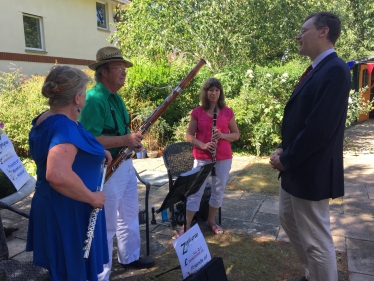 Michael at the fete