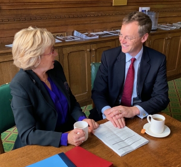 Michael meeting Andrea Leadsom