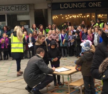 Michael signing charter