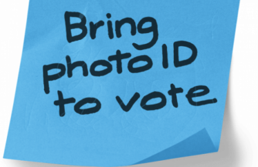 Bring photo ID to vote